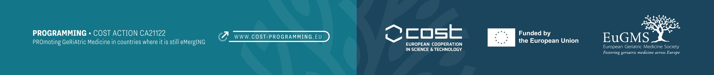 PROGRAMMING · COST Action CA21122 — www.cost-programming.eu — COST · Funded by the European Union · EuGMS
