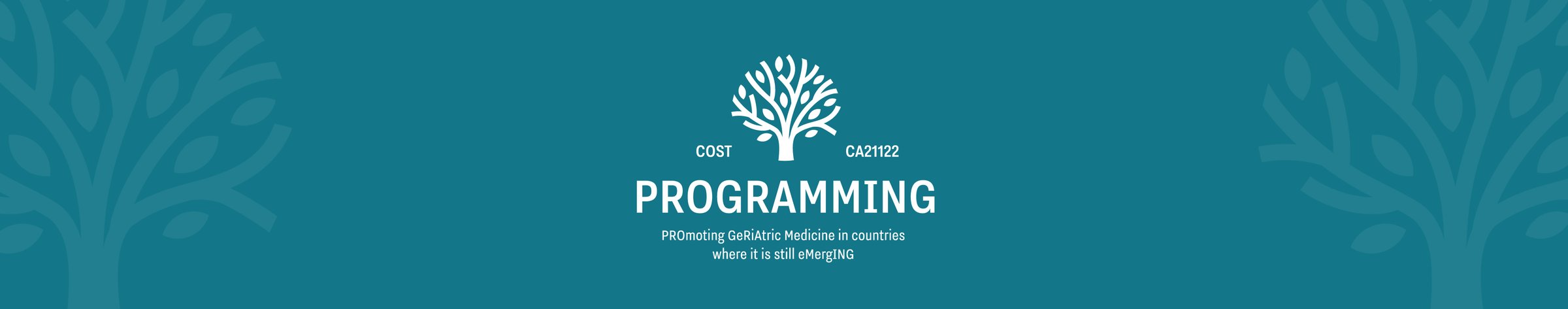 PROGRAMMING · COST CA21122 — PROmoting GeRiAtric Medicine in countries where it is still eMergING